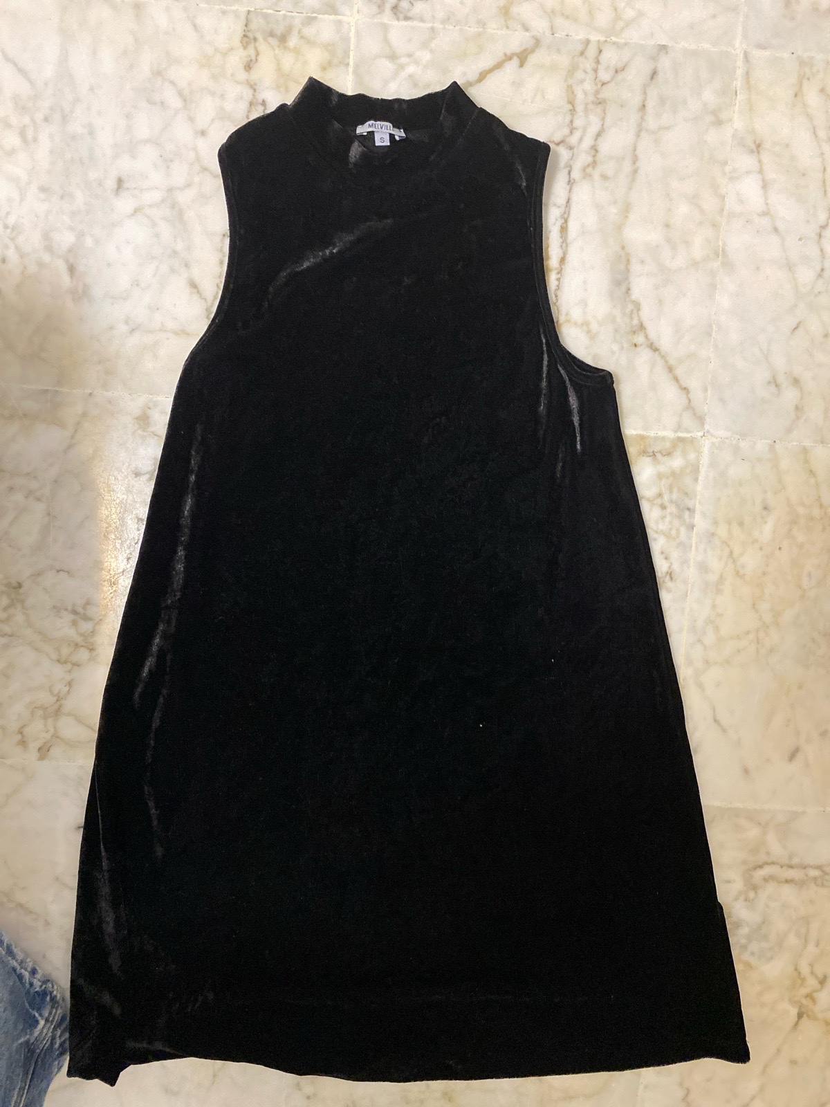Robe velours melville tres bon etat taille s