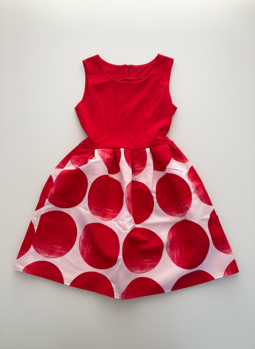 Robe originale rouge T36-38