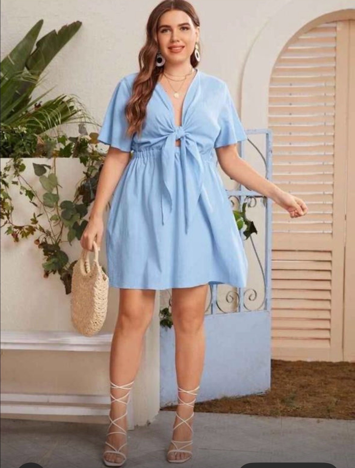 Robe bleu ciel