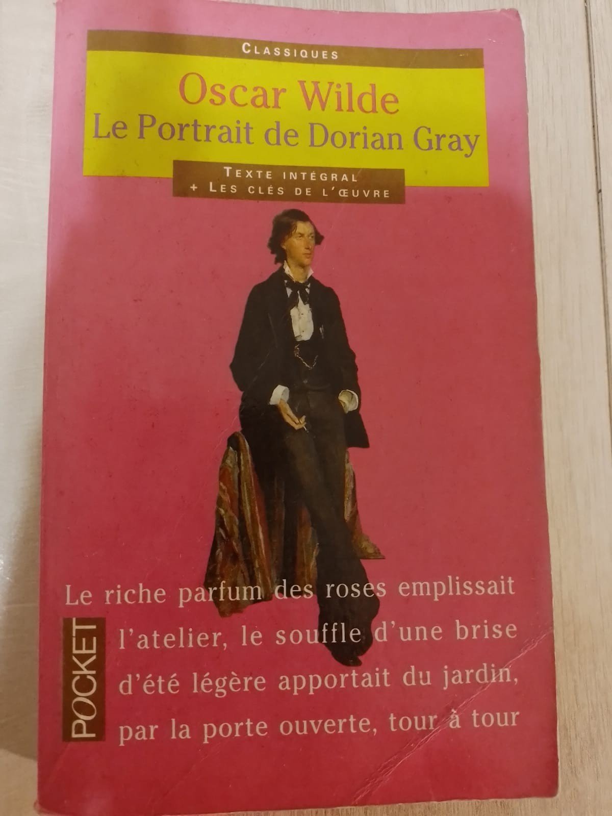 Livre roman " Le portrait de Dorian Grey" en français 