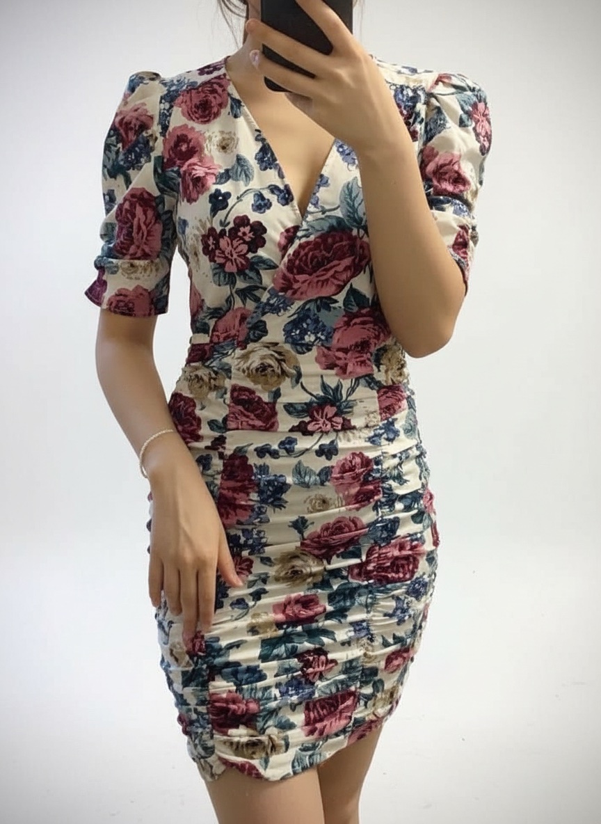 Robe fleurie de la marque stradivarius 🌸🌸🌸