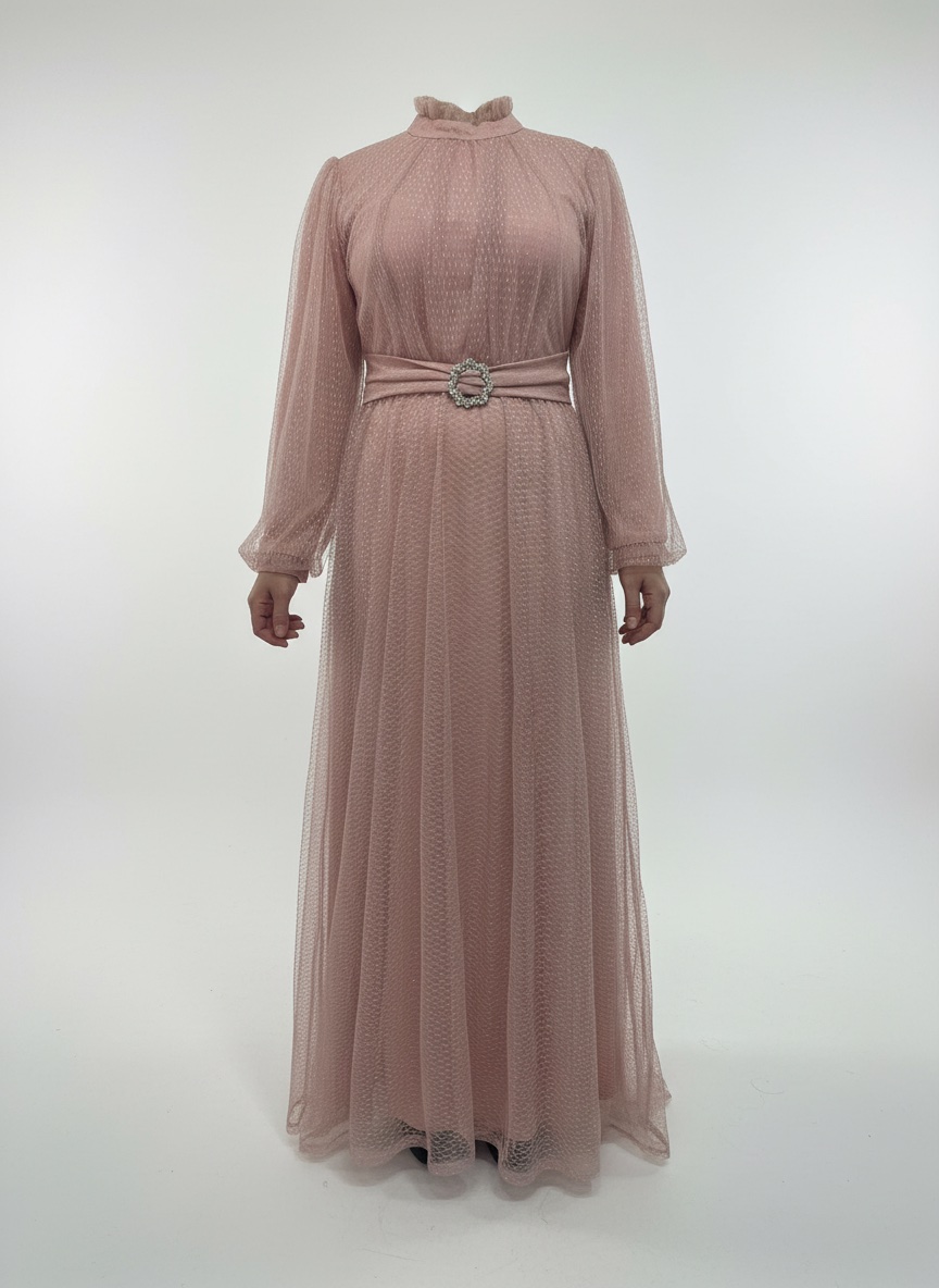 Robe soiree rose