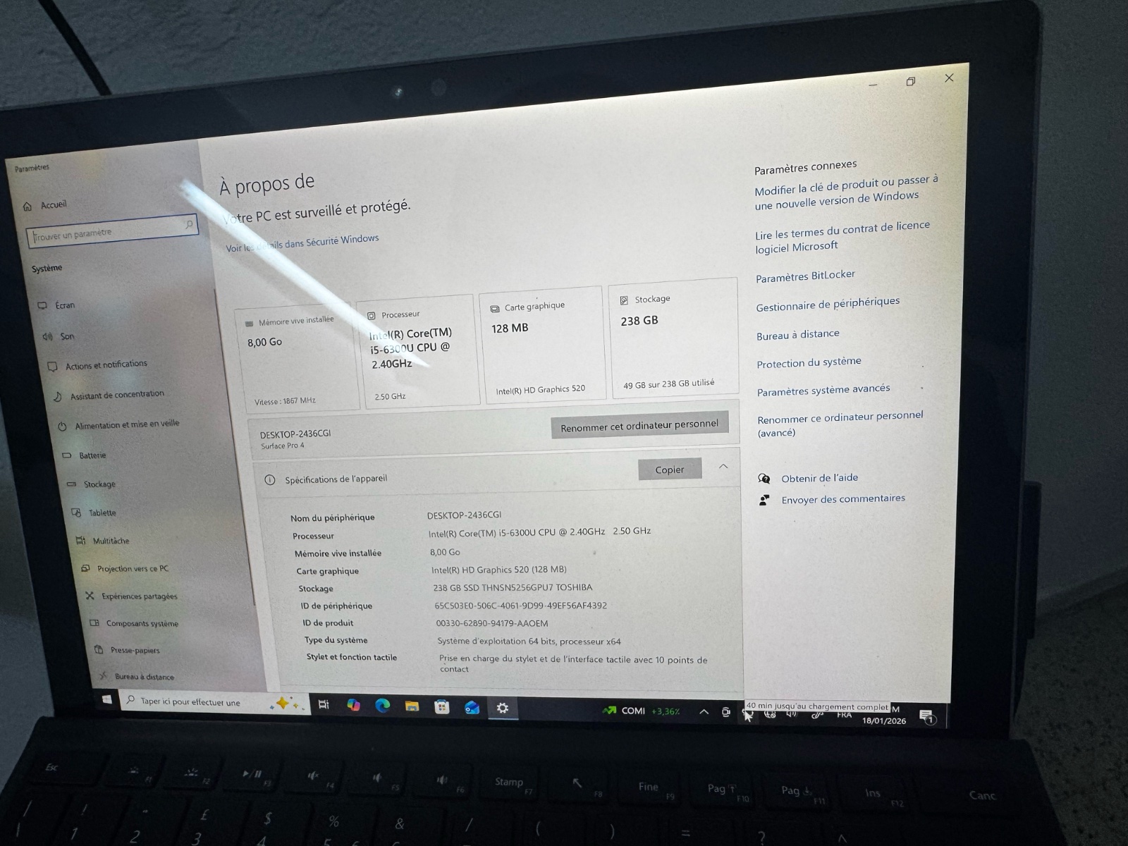 Pc microsoft surface pro 4