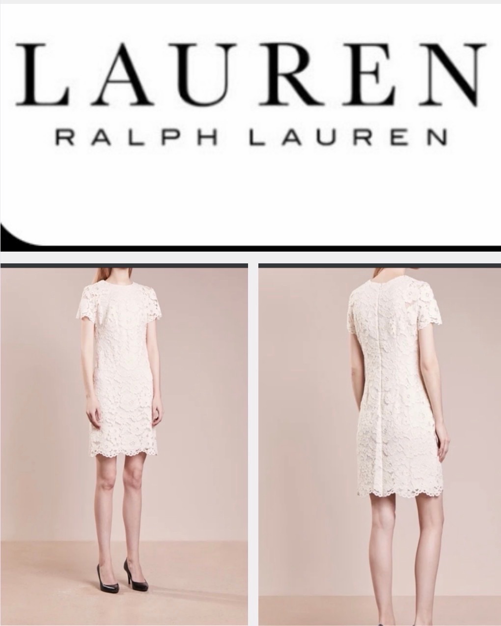 Robe en dentelle de la marque Ralph Lauren