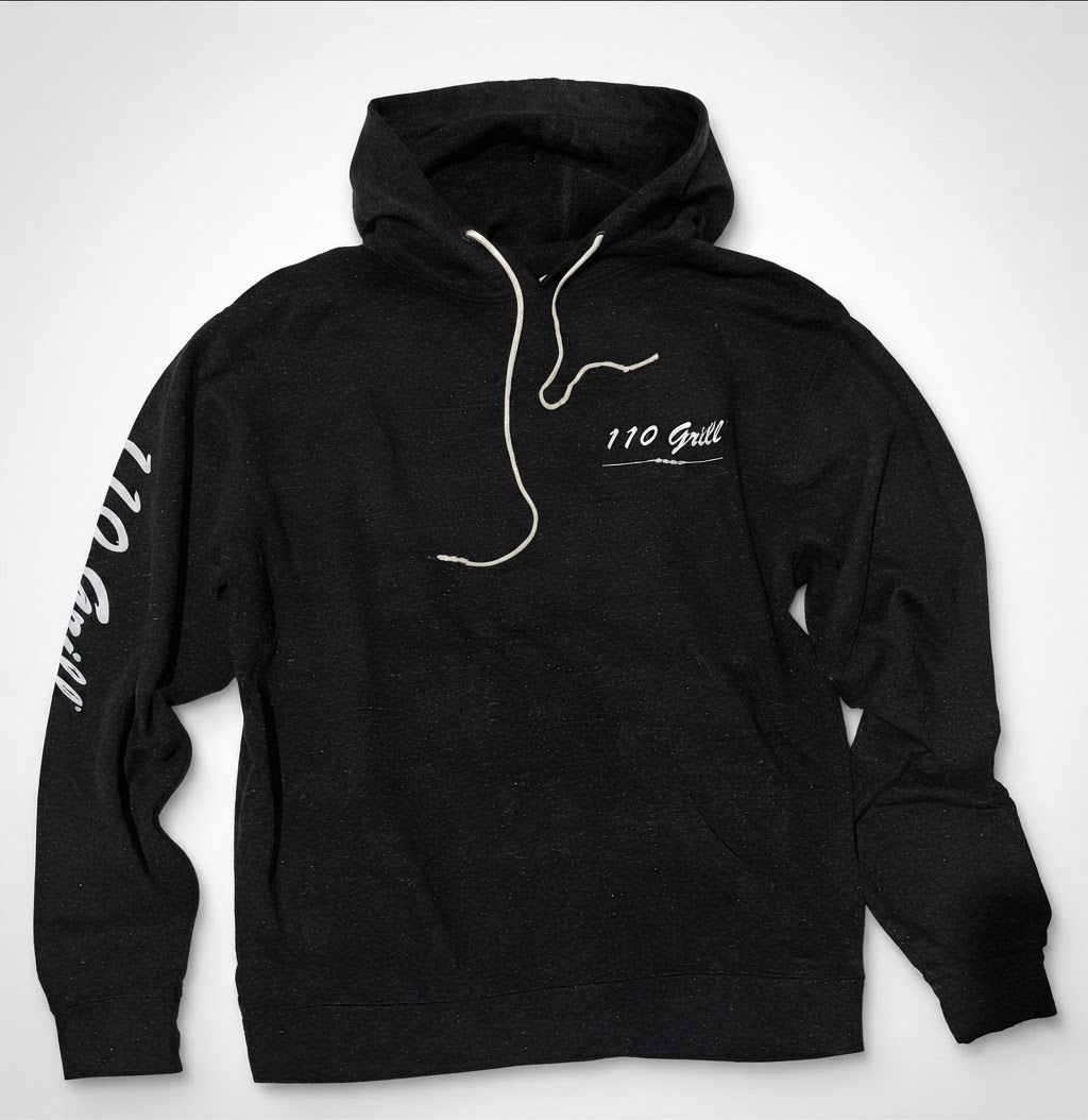Pull a capuche gris fonce
