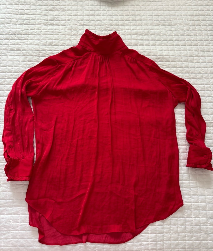 Chemise rouge dz la marque Zara