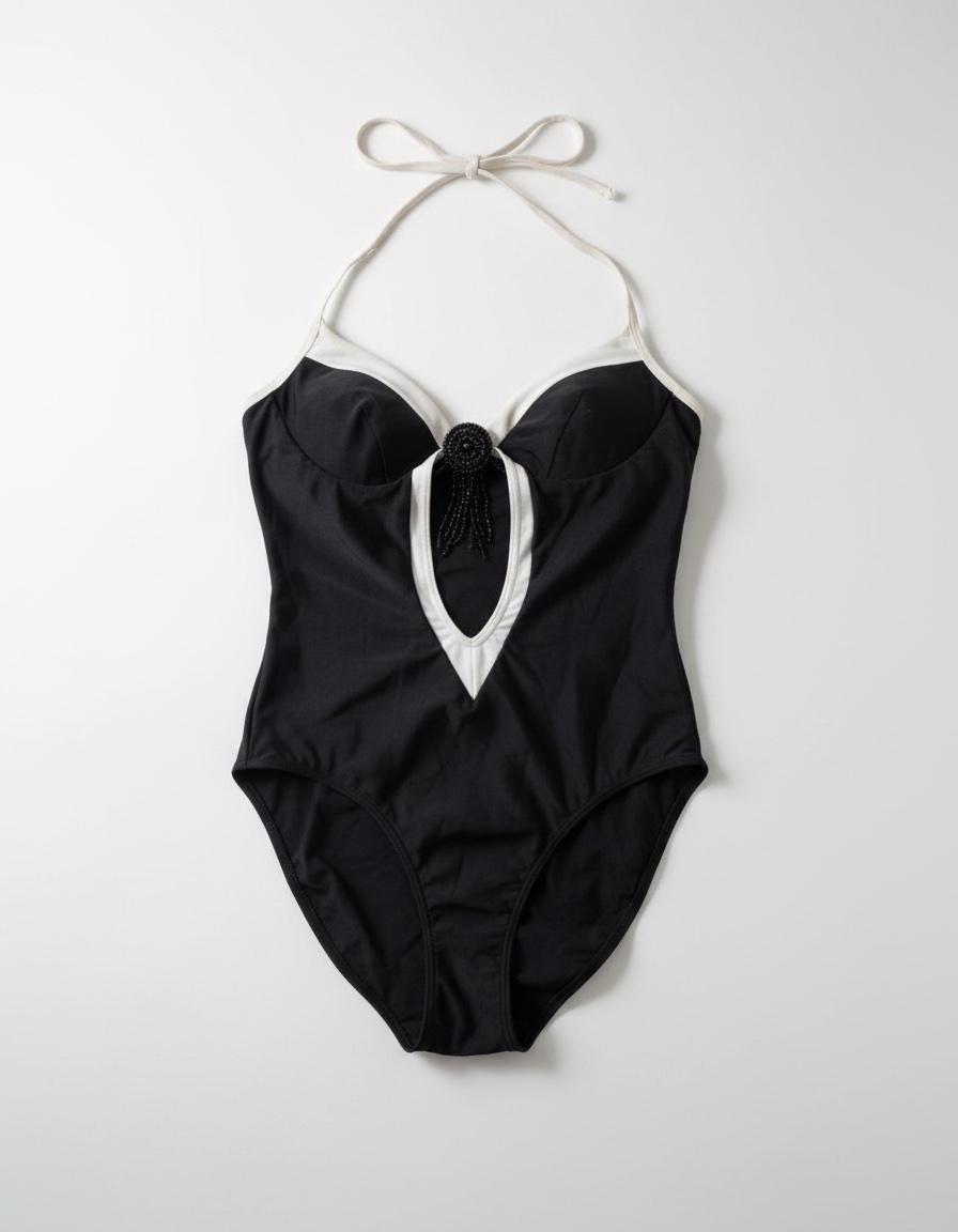 Maillot noir et blanc