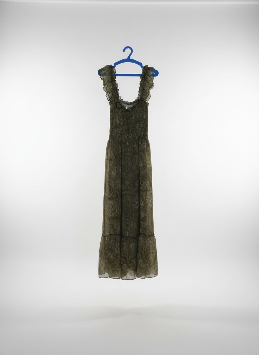 Robe verte taille standard 