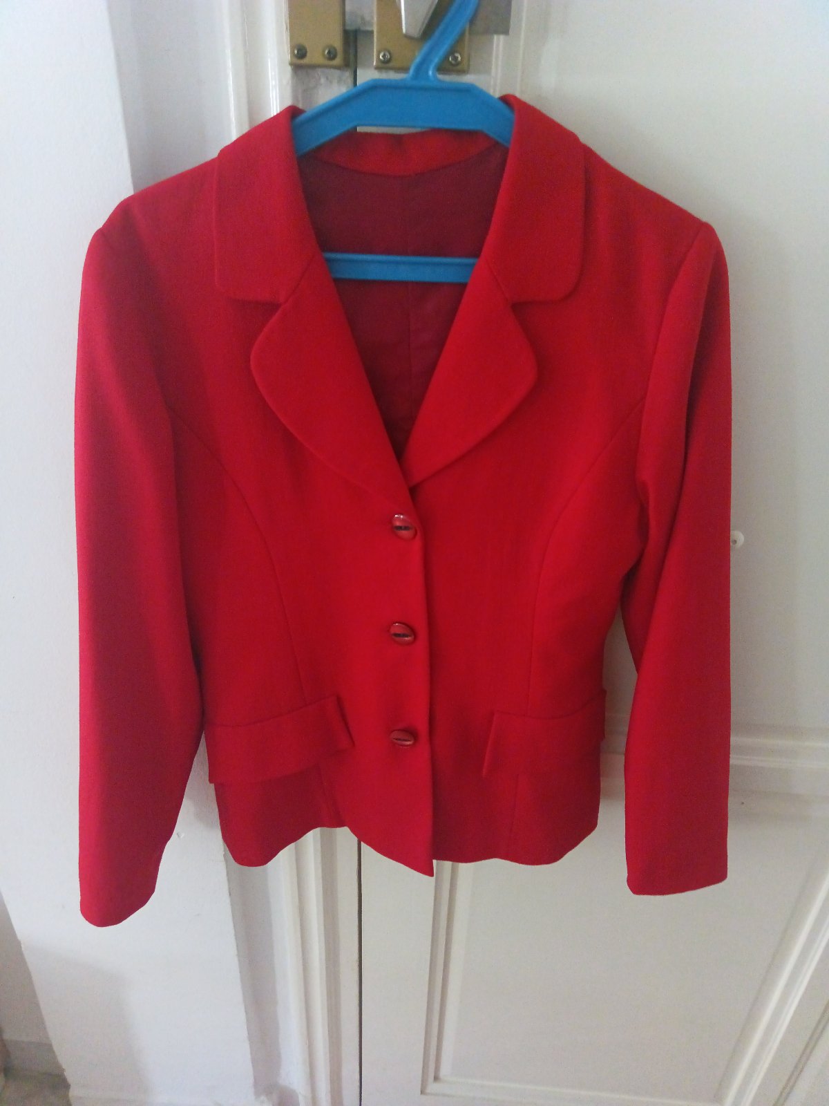 Veste femme rouge de taille L