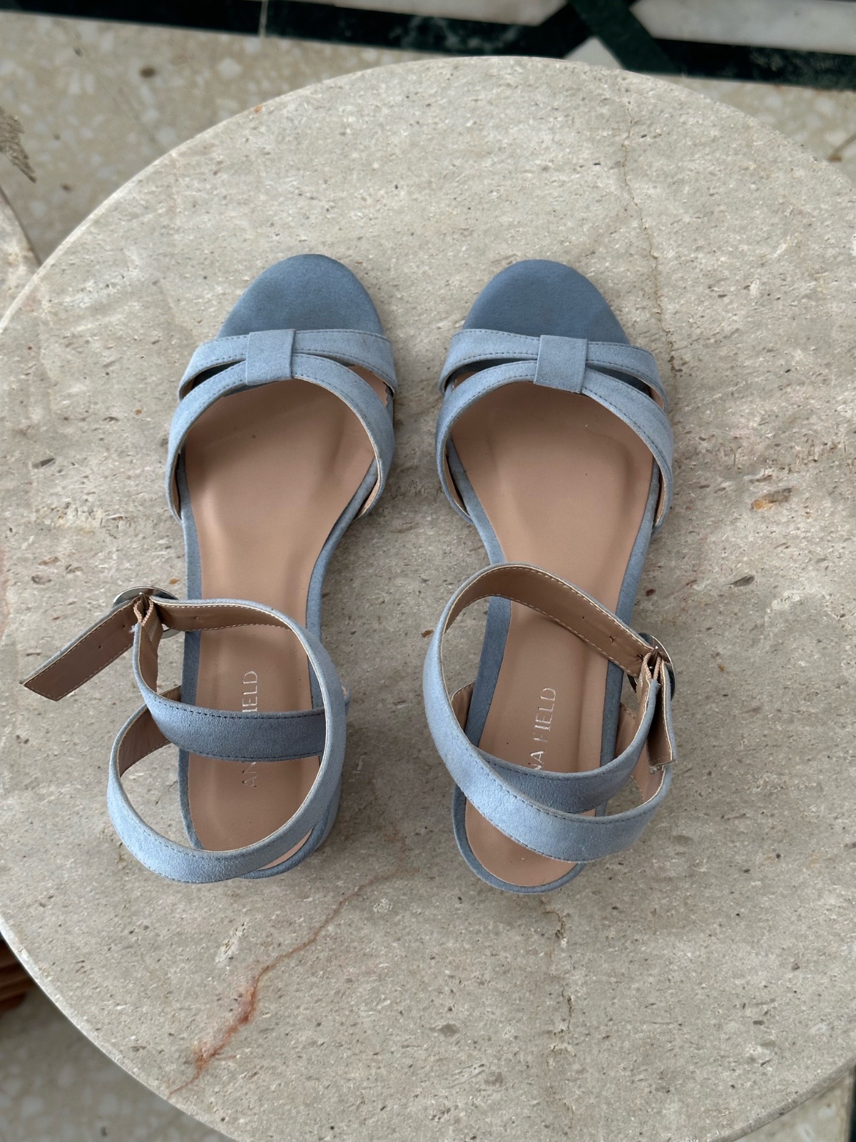 Sandales bleus