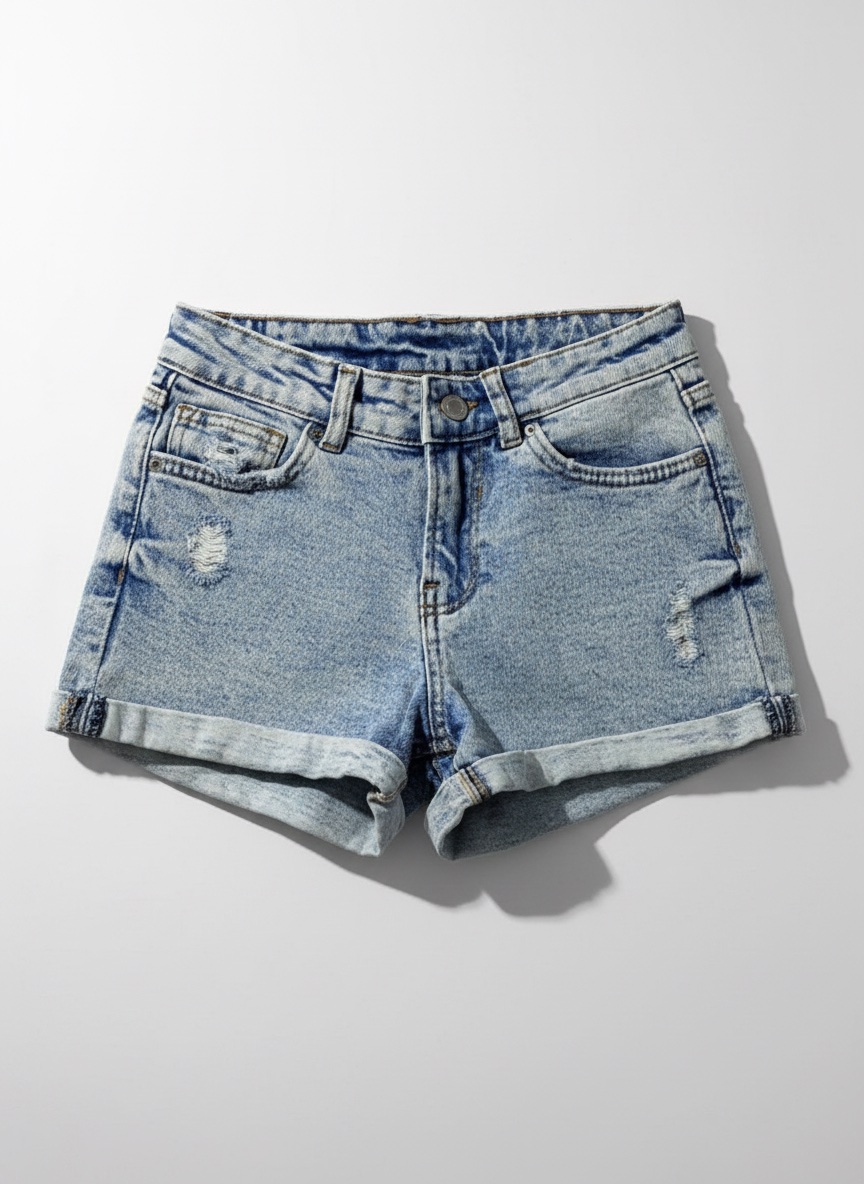 Short bershka denim
