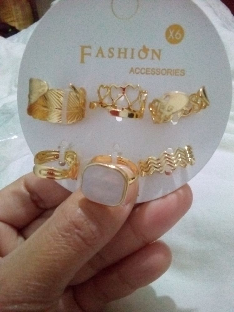 Lot bague 6 bague 