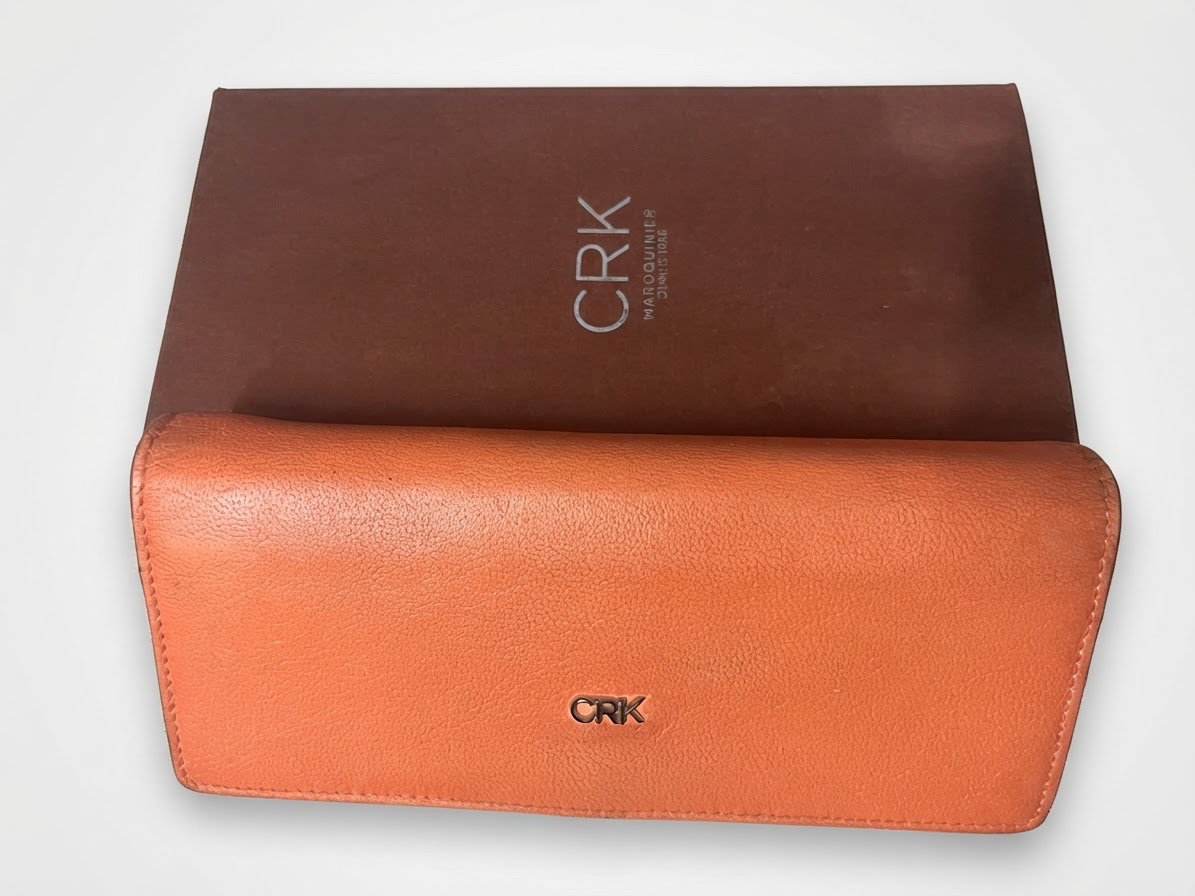 Portefeuille orangé CRK