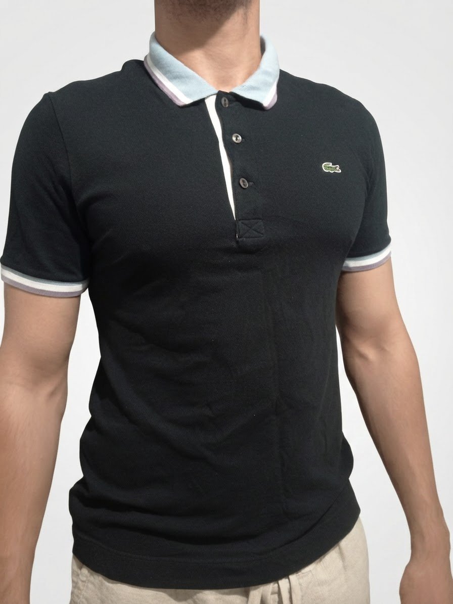 Pull noir Lacoste 