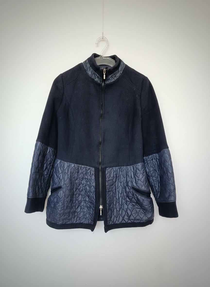 Manteau bleu cachemire 