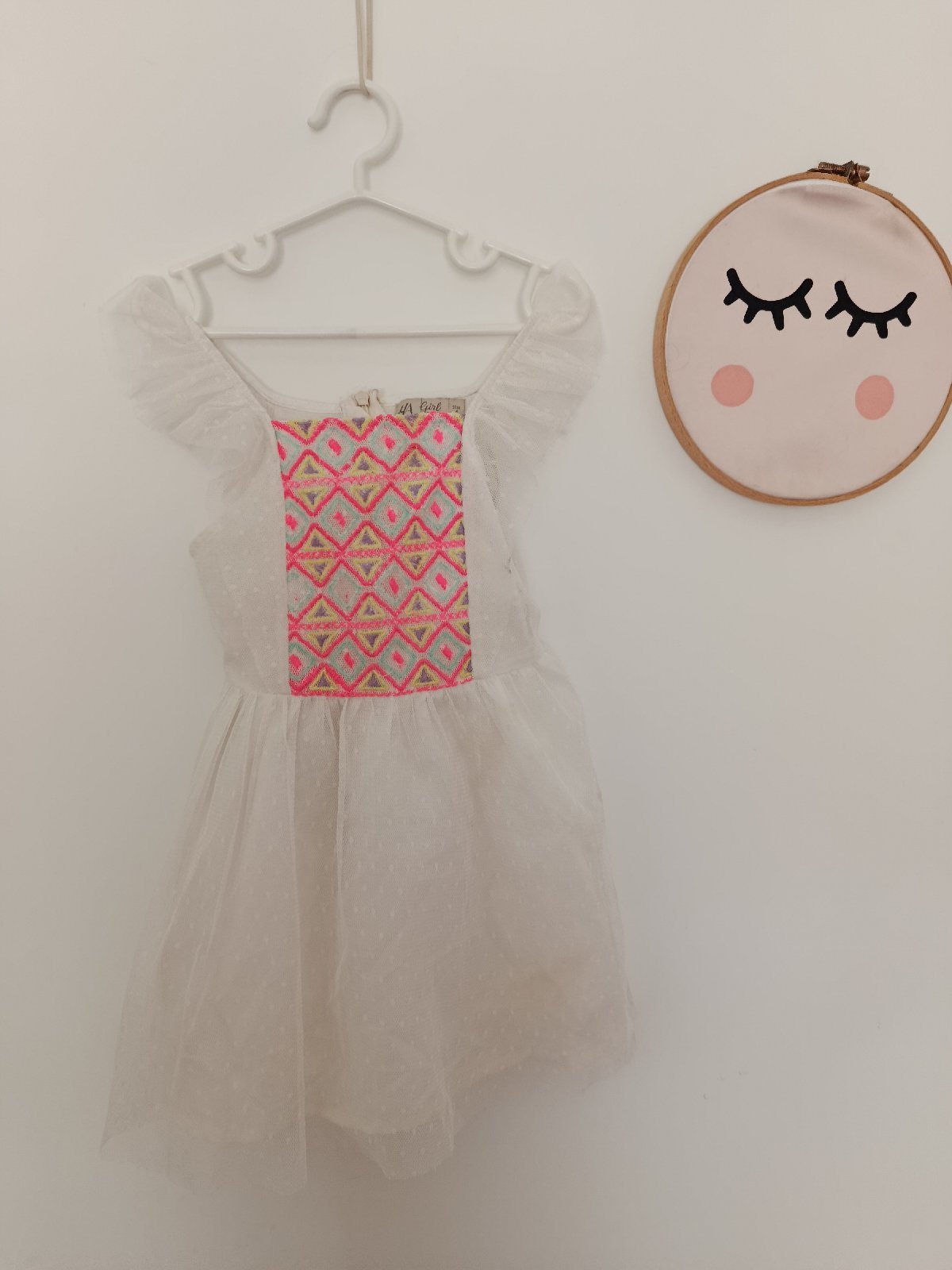 Robe blanche 4 ans 