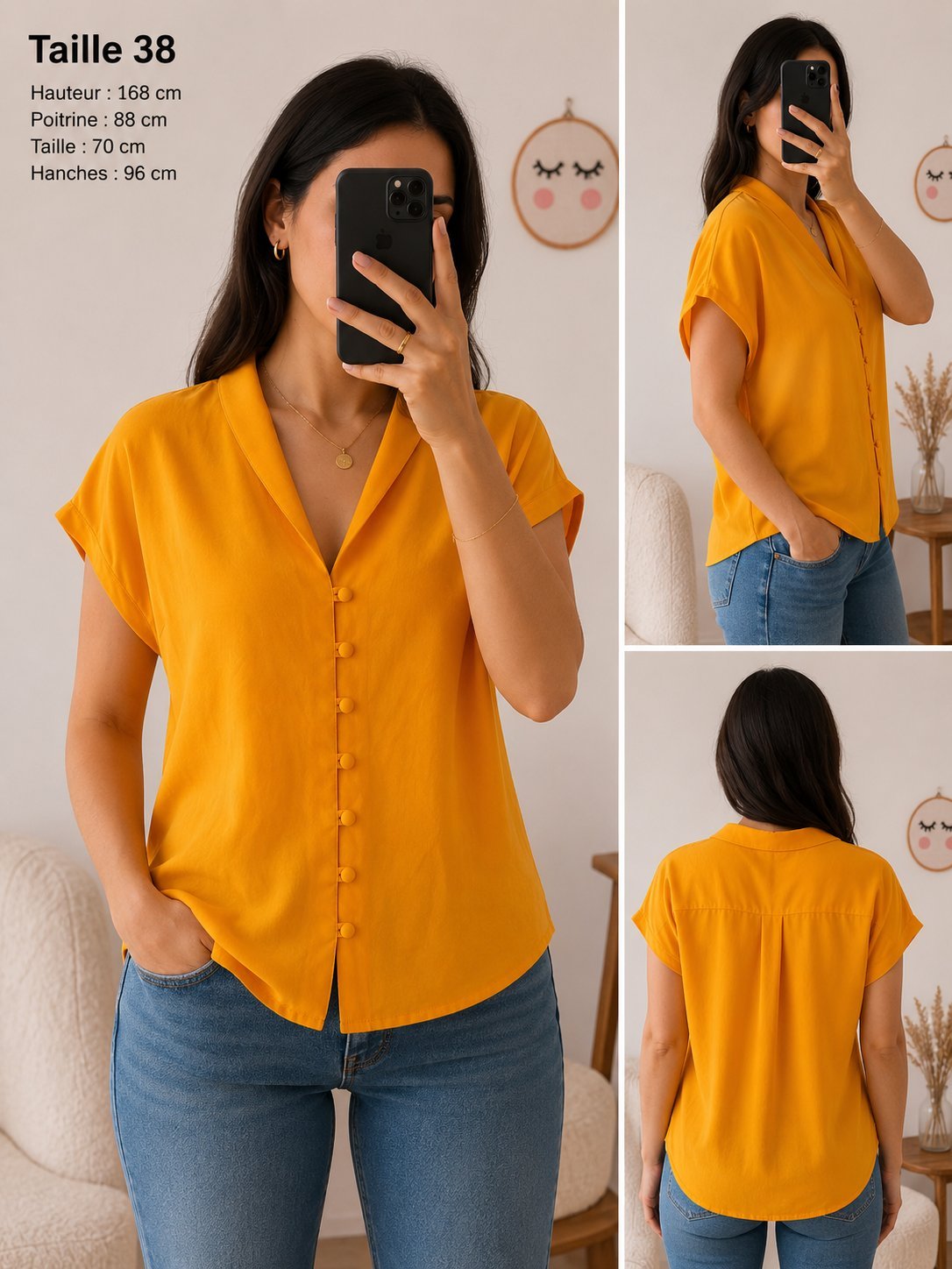 Haut  jaune 