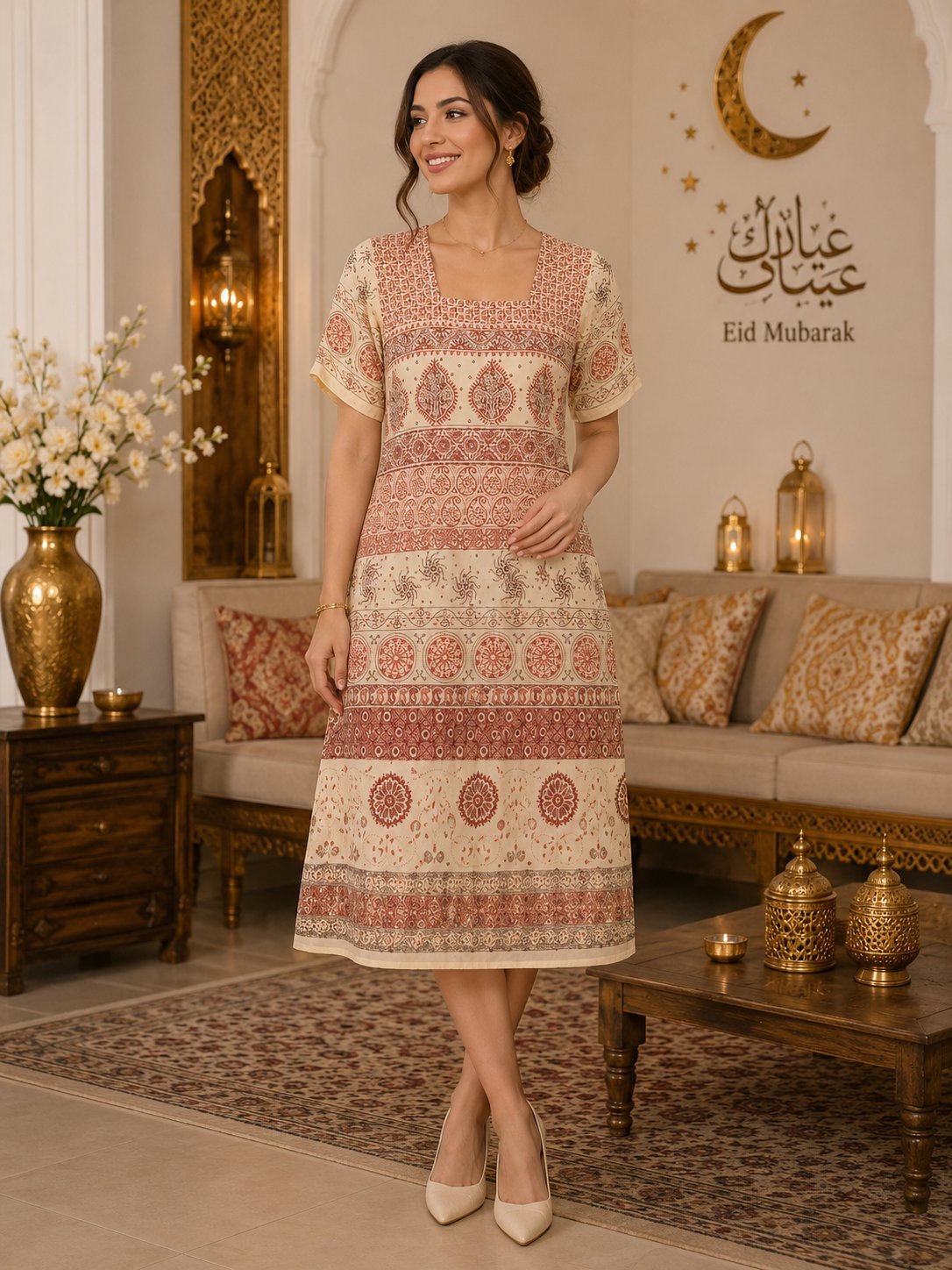 Robe taille s mousseline 