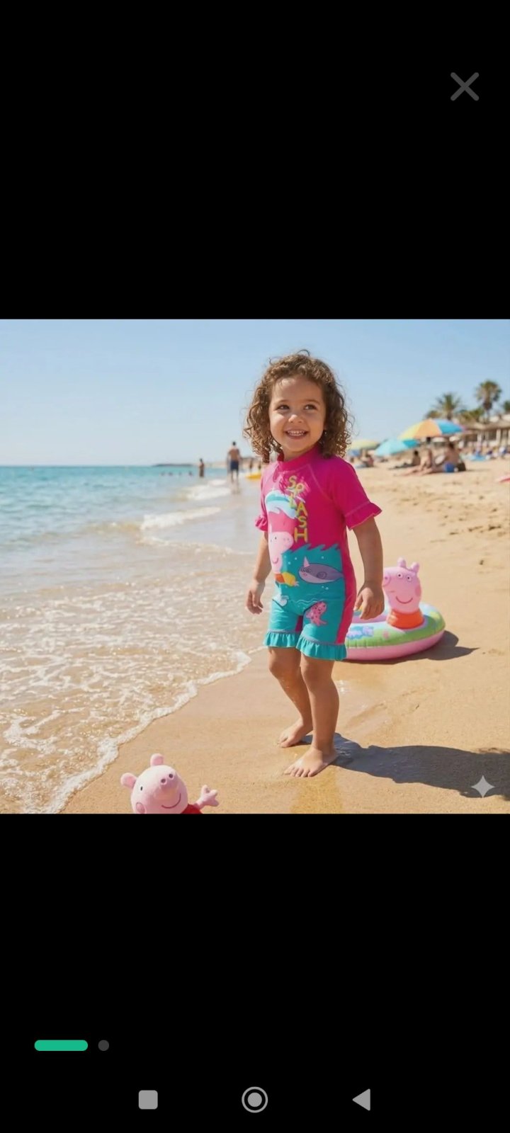 Combinaison de plage 2-3 ans