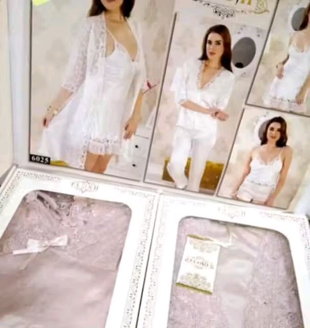 Chemise de nuit 4 pièce made in Turquie 