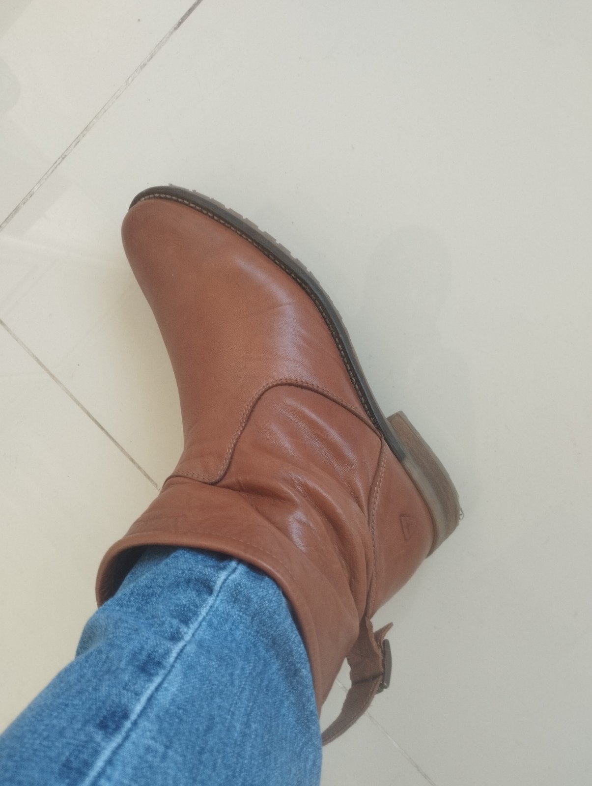 Bottines fih de tache noir