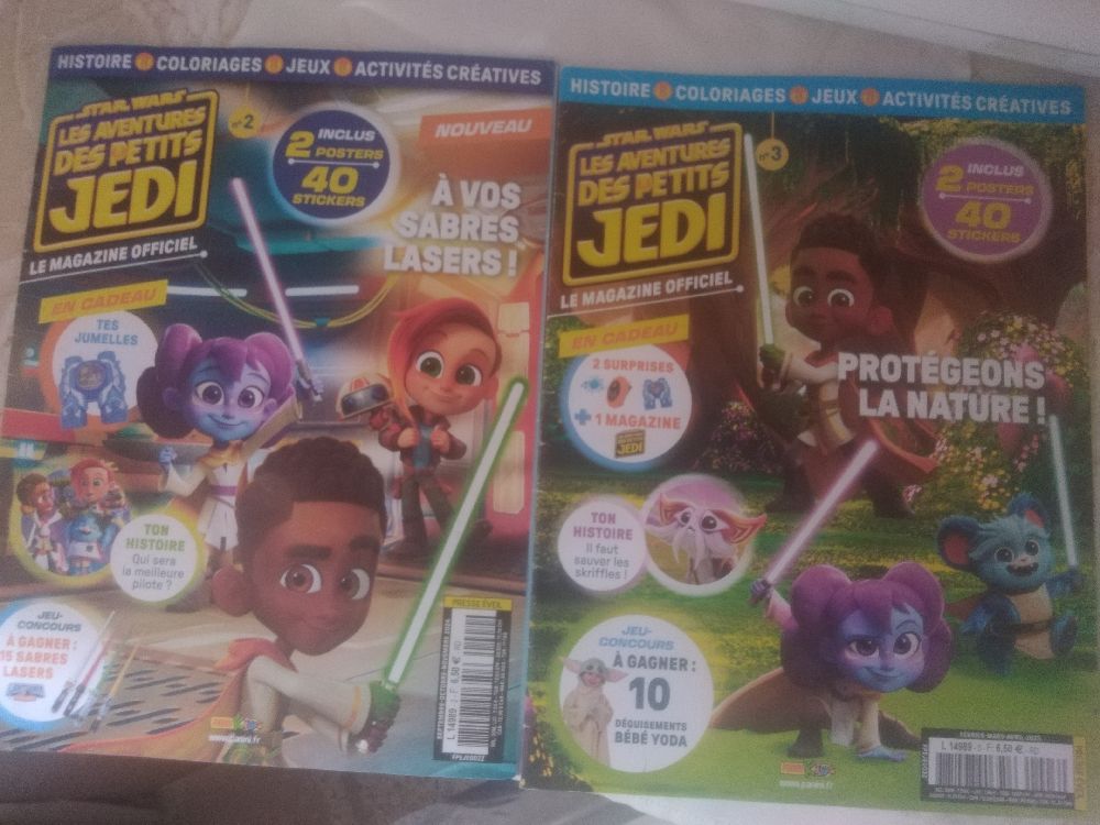2 magazines pour garçon 