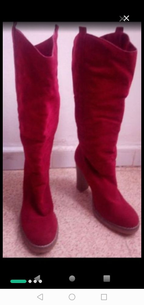 Bottes en daim 