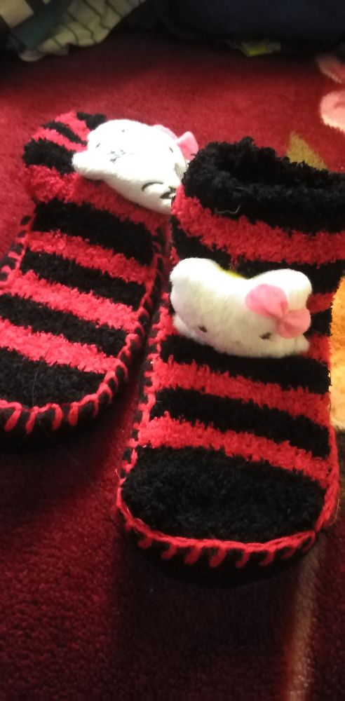 Chaussons style chaussettes 