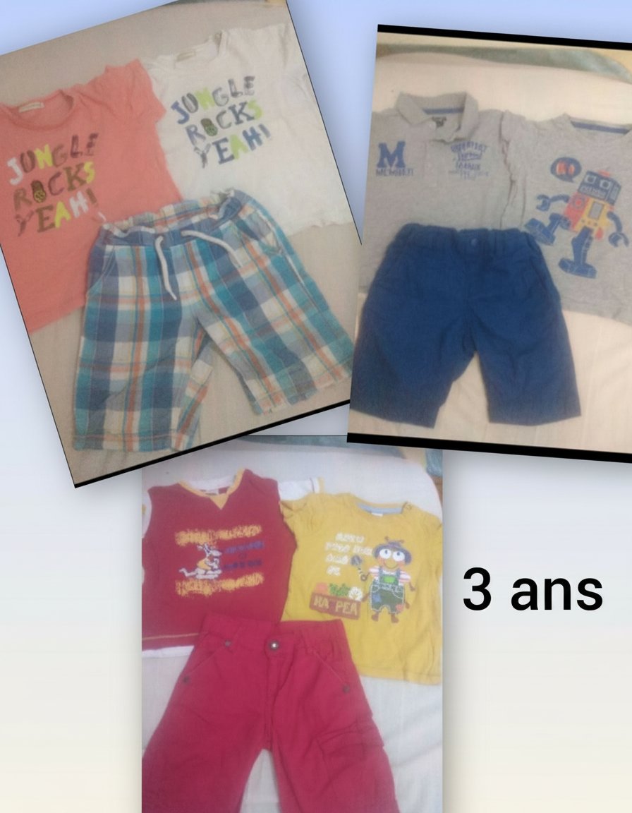 3 tenues garçon 