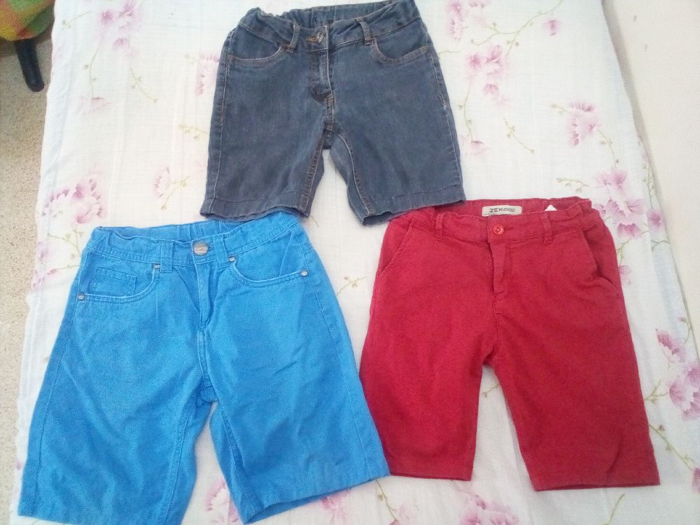 lot 3 shorts garçon 