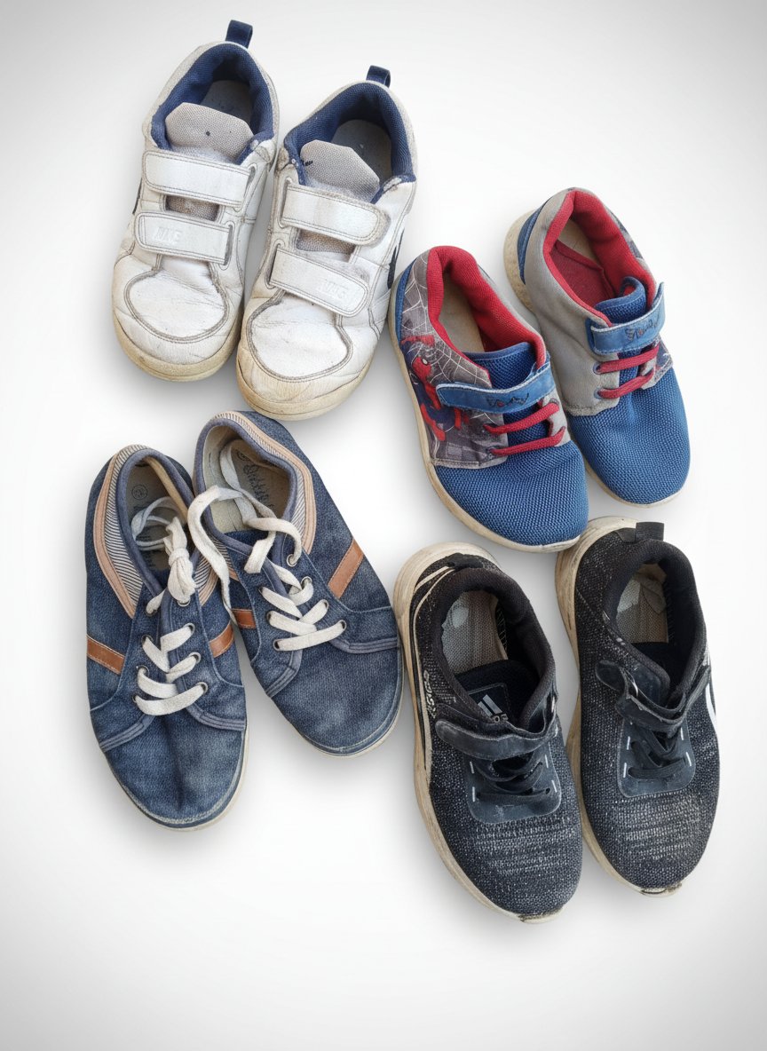 4 baskets garçon 