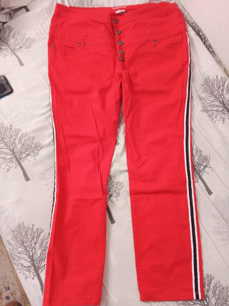 Pantalon taille haute 