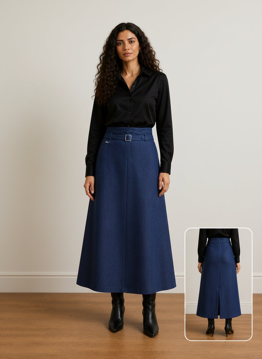 Jupe bleue 