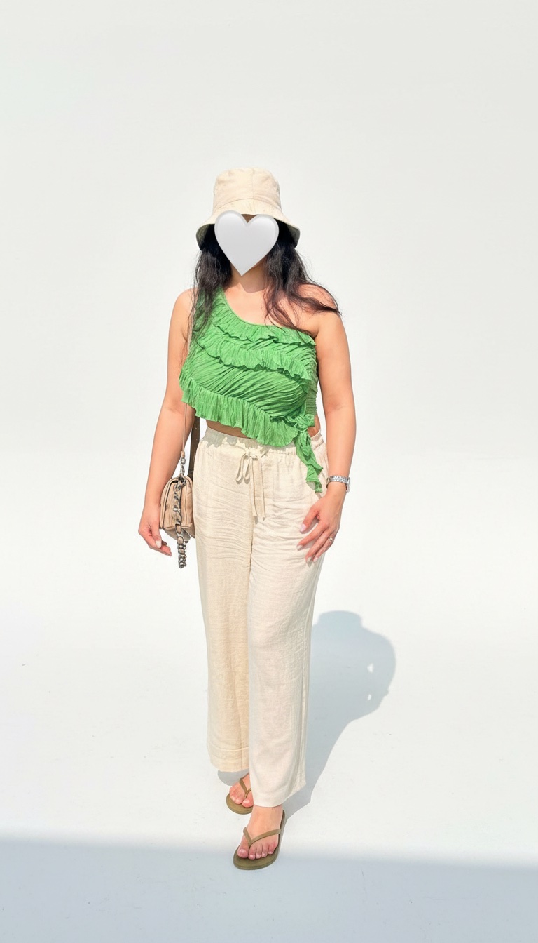 Top asymétrique zara