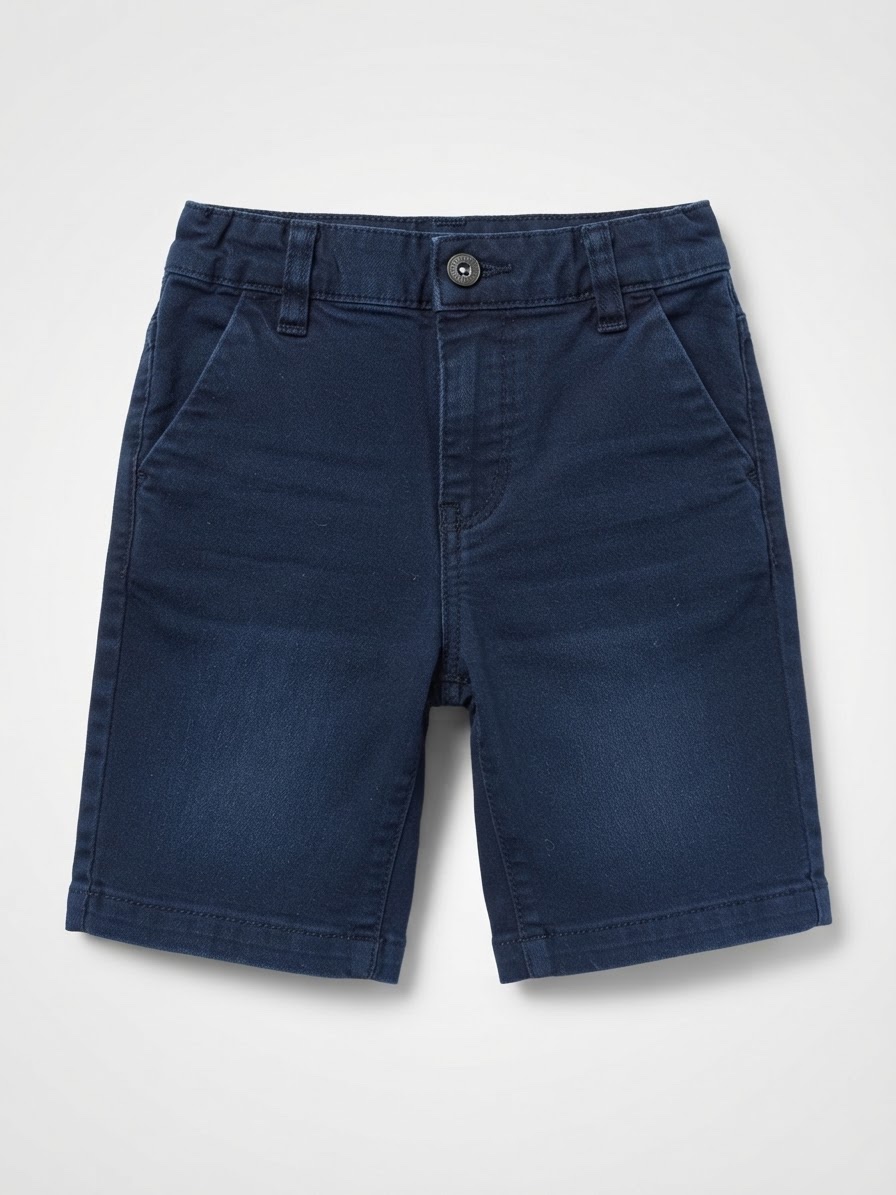 Short jean bleu