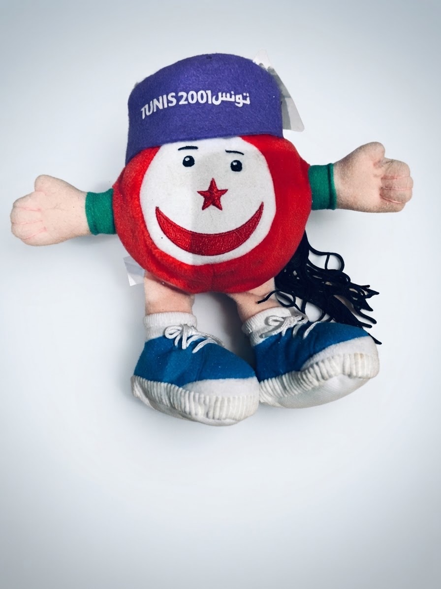 L'emblème Officielle et la Mascotte des jeux Tunis 2001