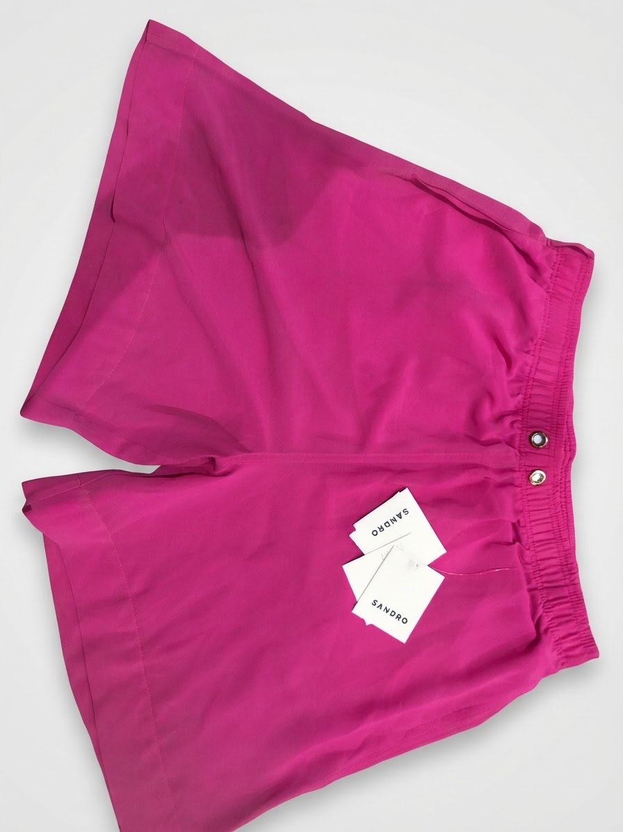 Short femme sandro rose taille L