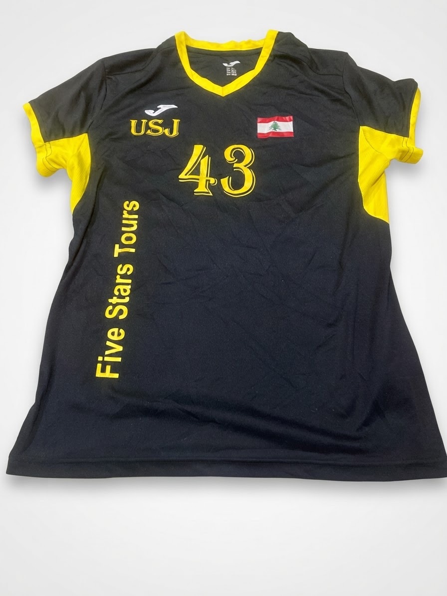 Tishirt equipe foot salle Liban