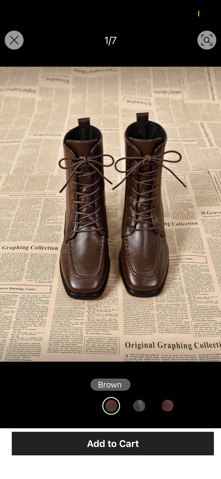 Boots marronc , LARMOSSI 