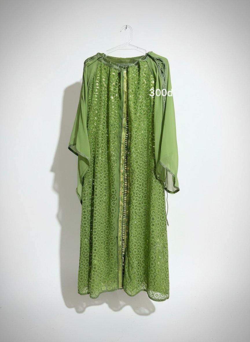 Robe style coftan avec fond 