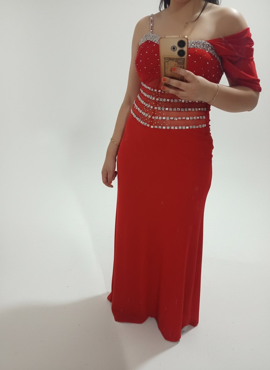 Robe soirée rouge 