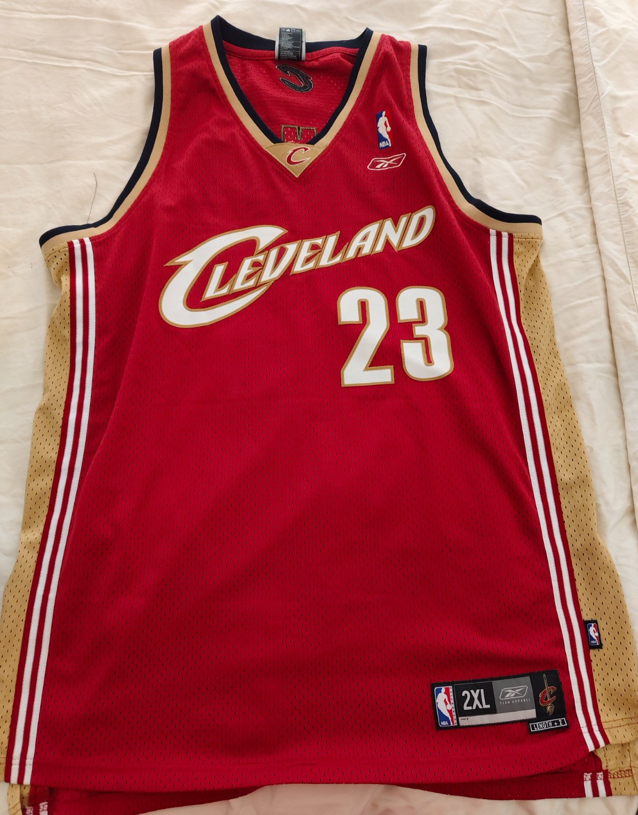 Lebron James rookie season jersey Reebok