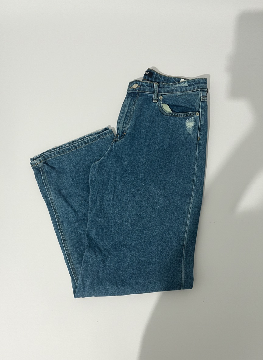Pantalon large en jean