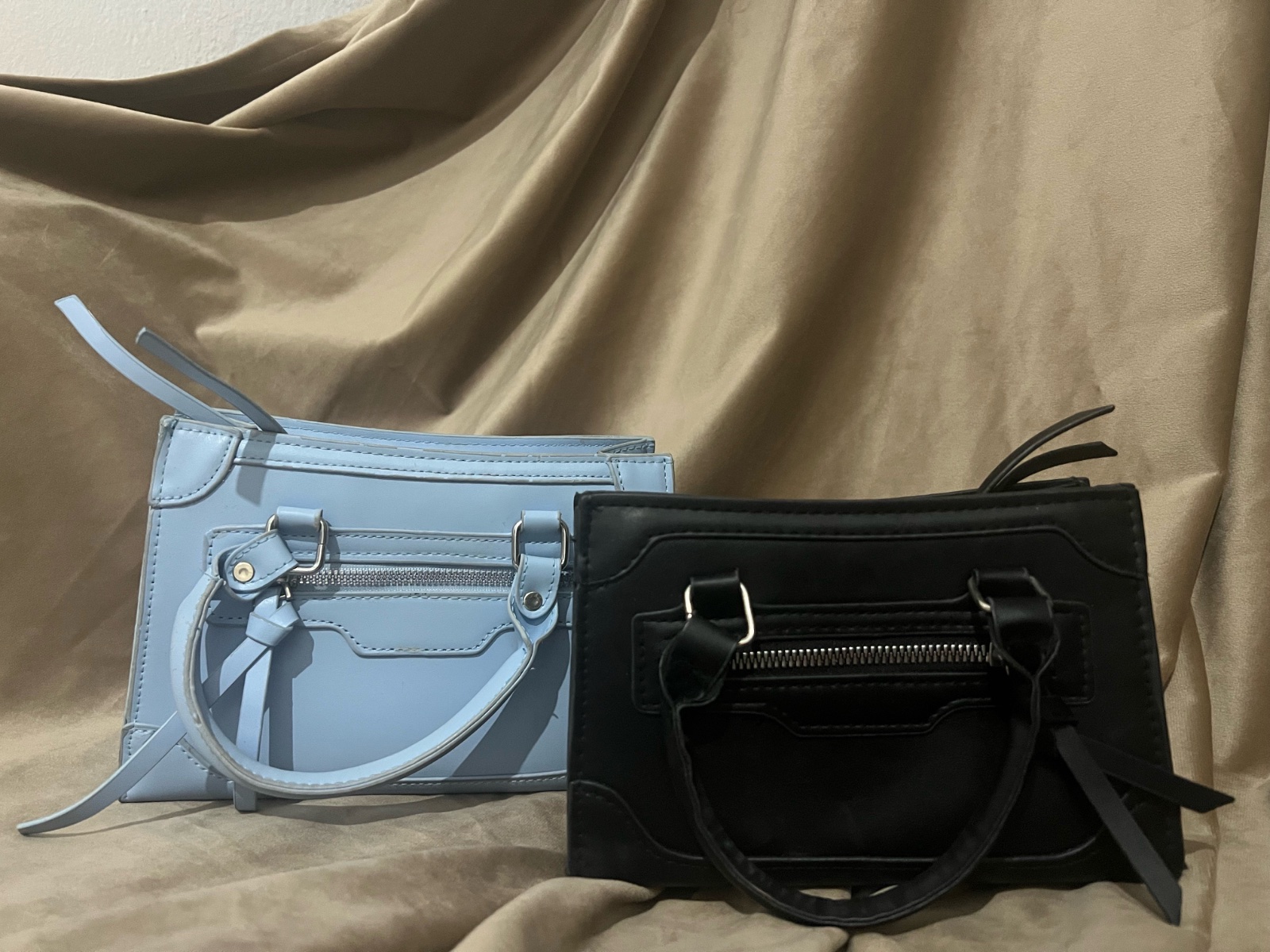 Sac a main bleu pastel 