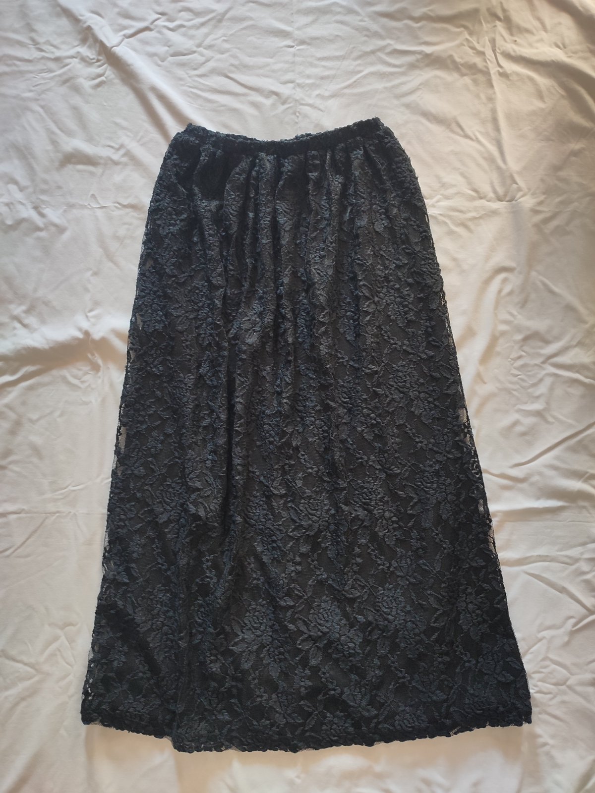 Black mesh skirt