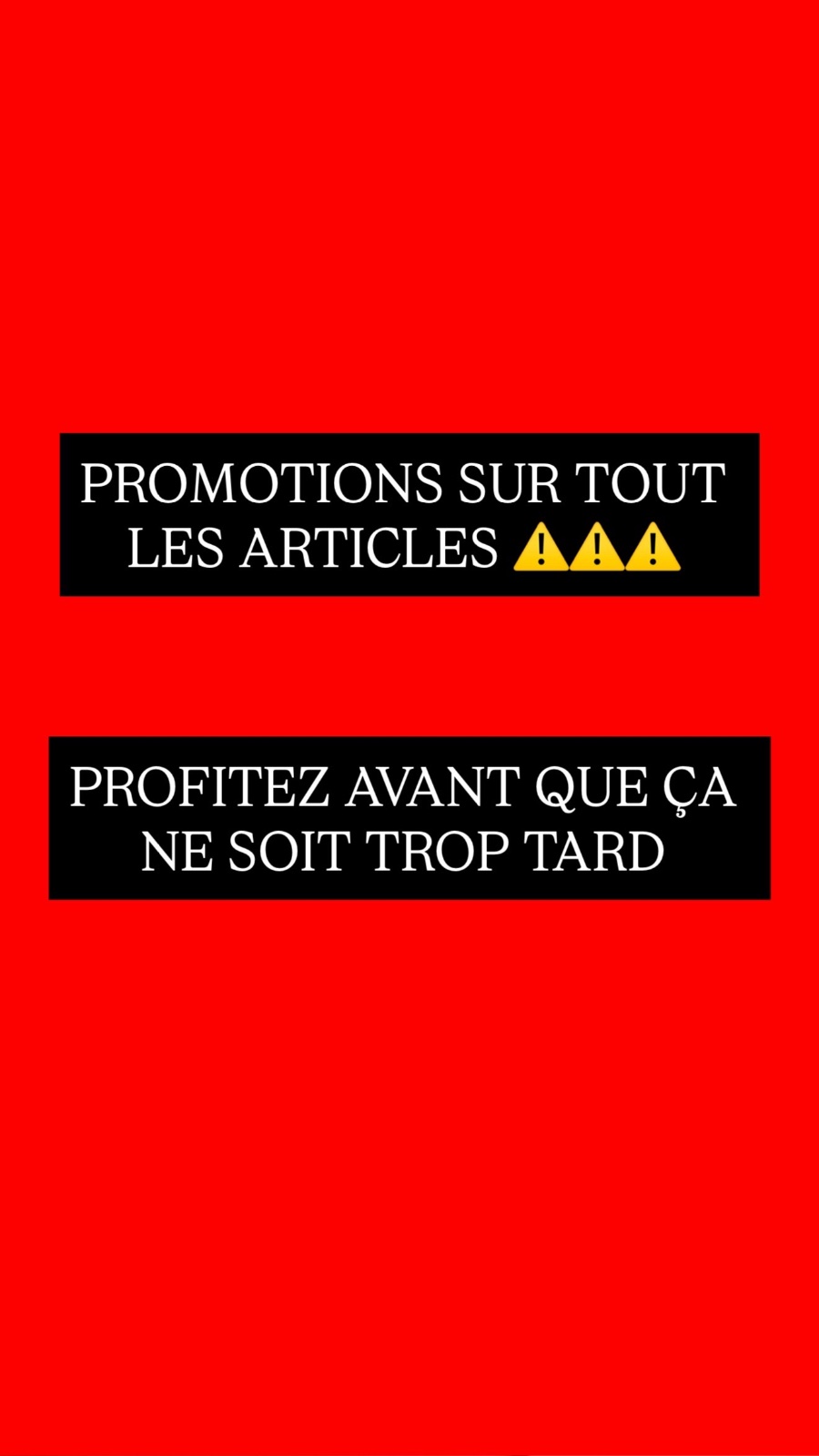 PROMOTIONS EXCEPTIONELLE