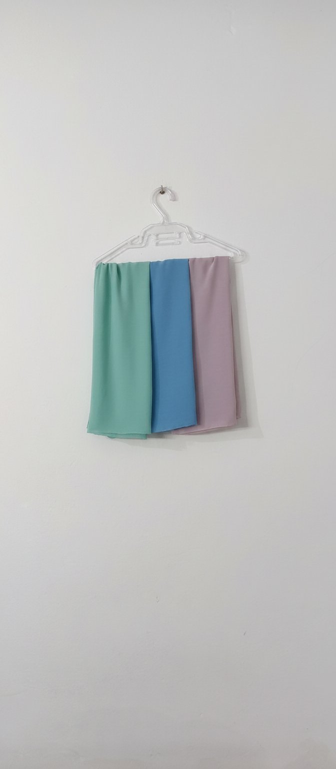 3 foulards chiffons été 
