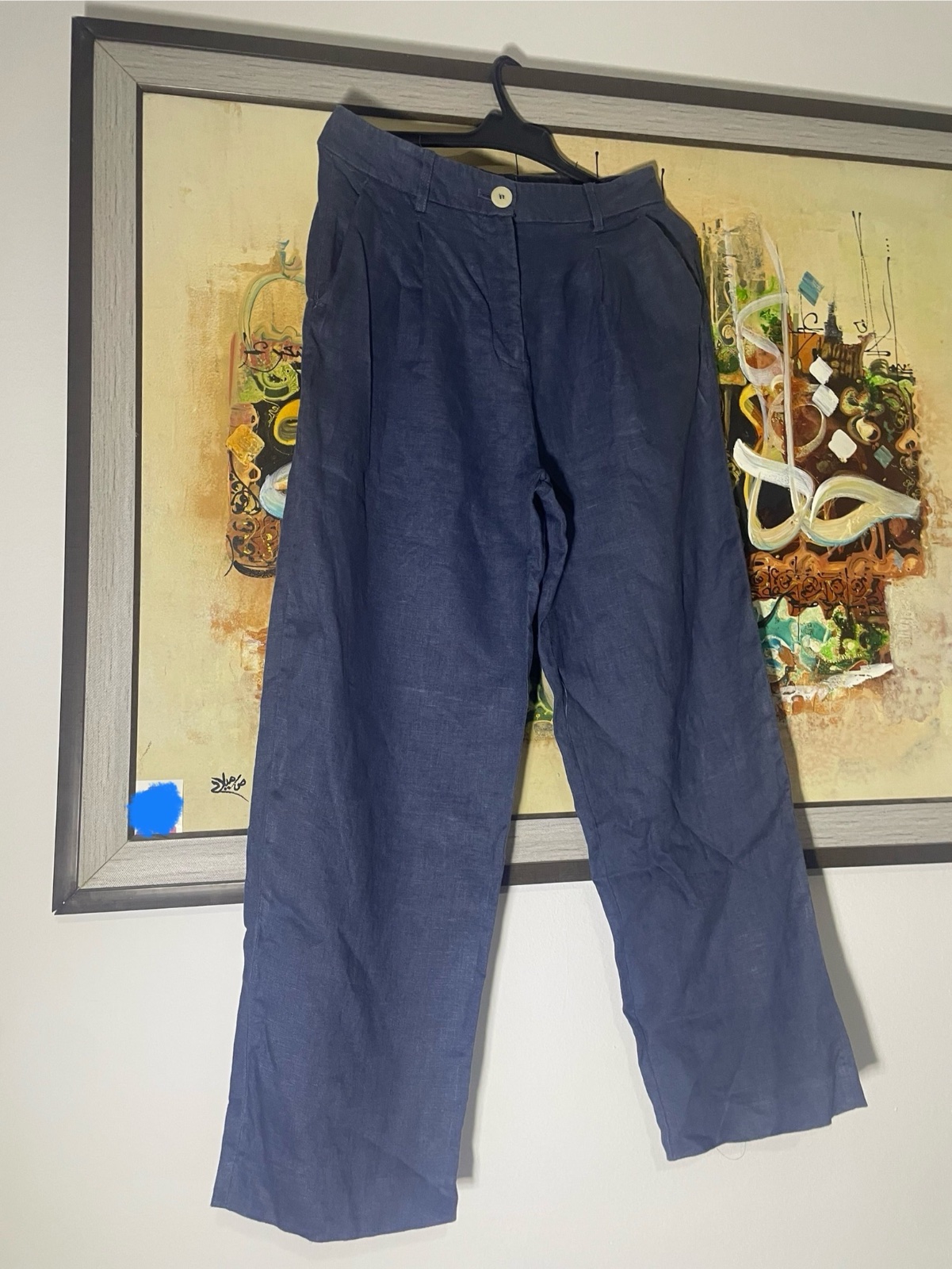 -20 % avec le code SIXSEVEN Pantalon en lin de la marque MANGO taille S neufffff