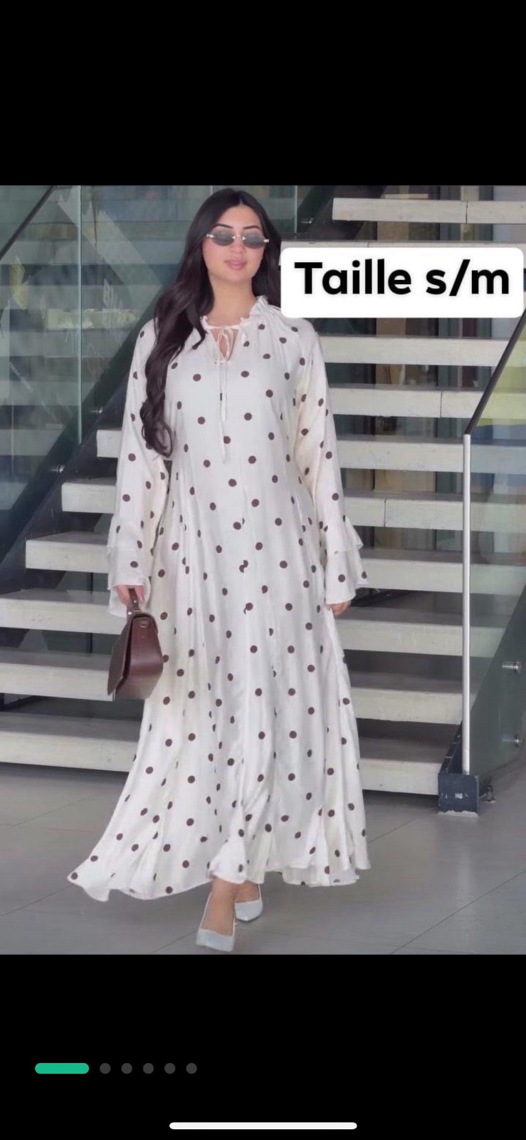 Robe en polka dots taille M neuve avec etiquette 