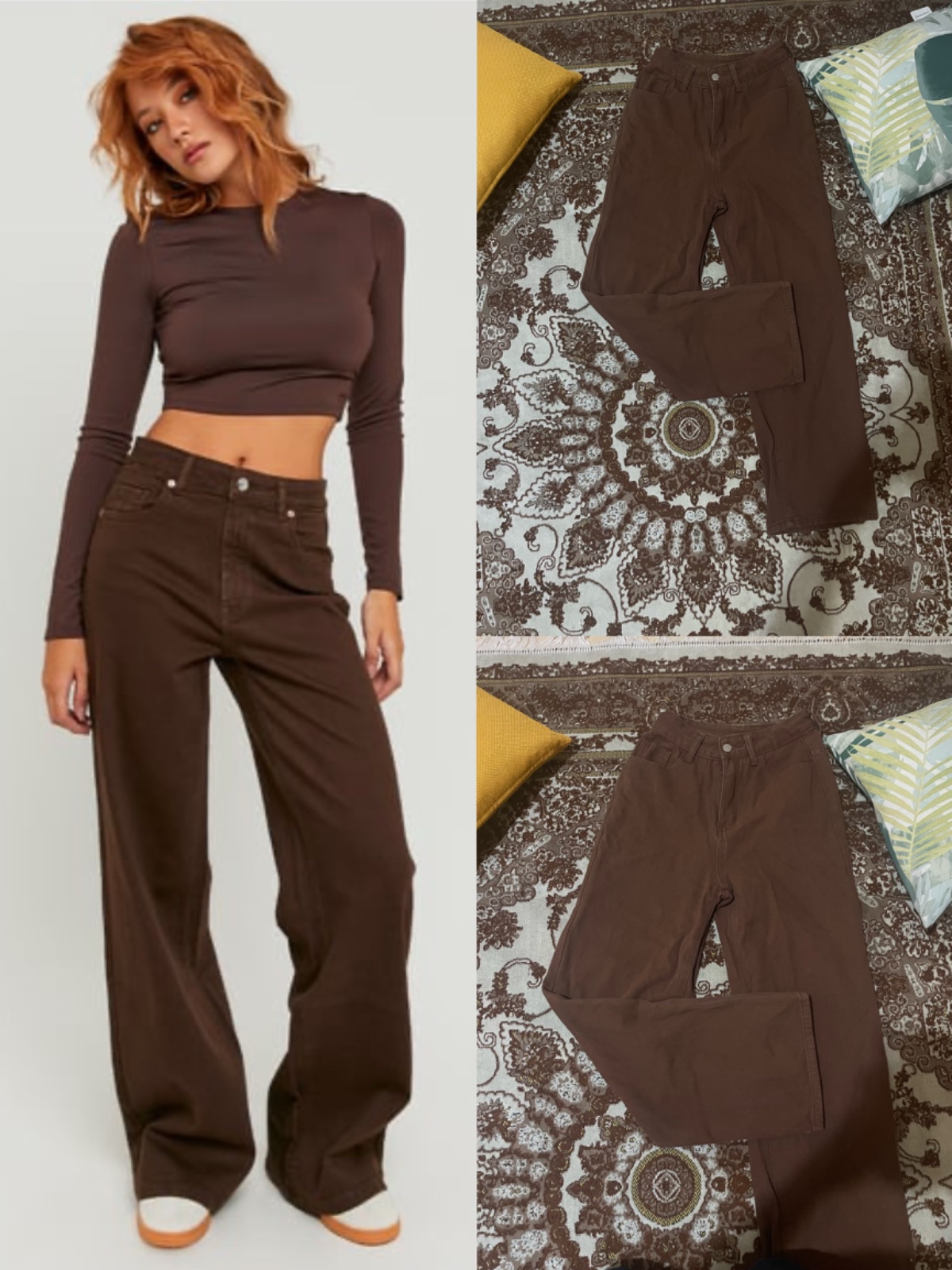 -20% avec le code SIXSEVEN  Pantalon en marron taille s 